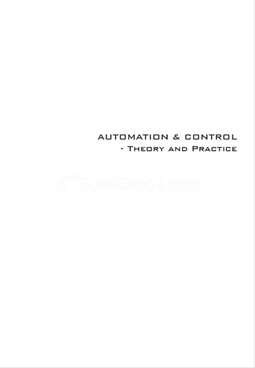 AUTOMATION & CONTROL -Theory and Practice - AUTOMATION & CONTROL -Theory and Practice